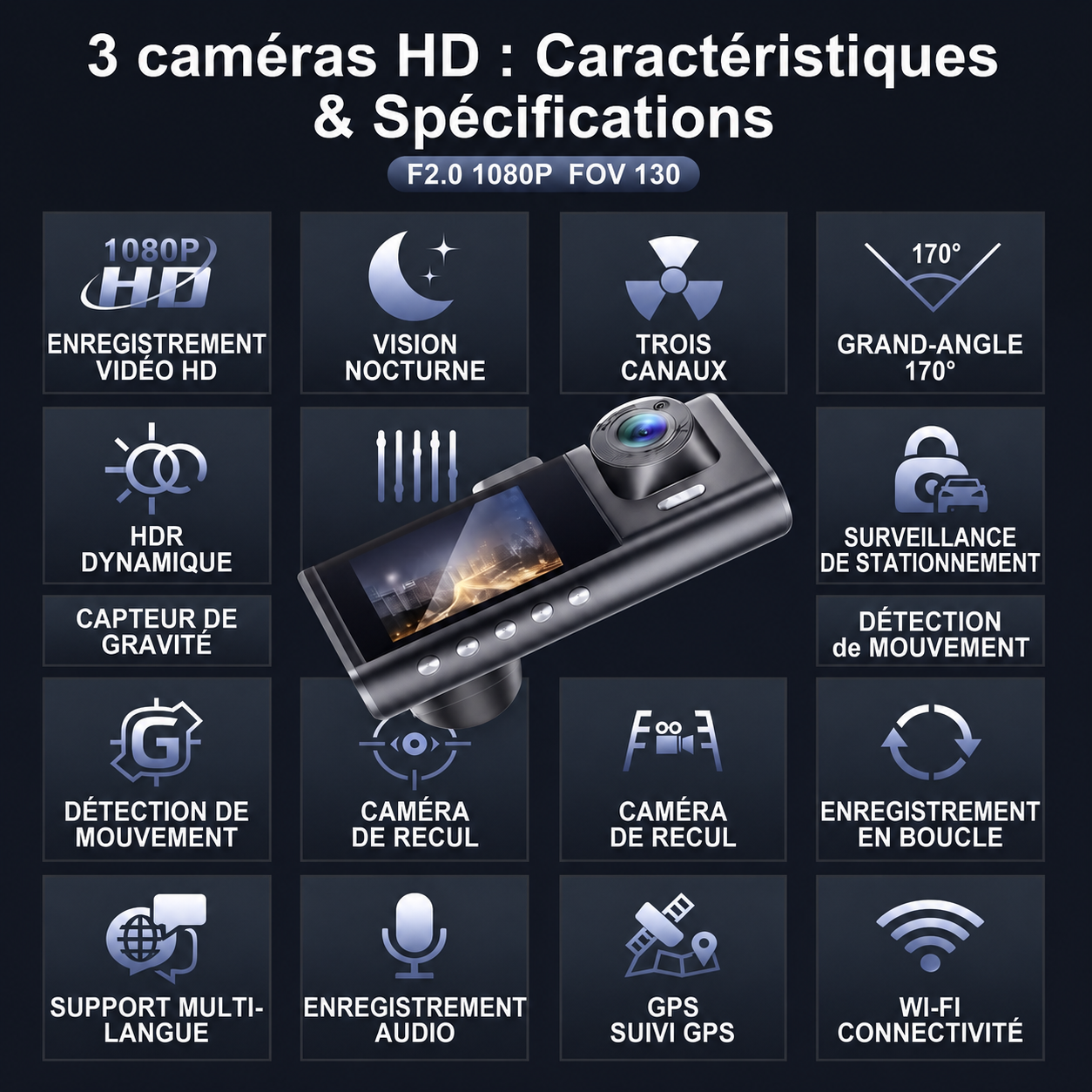 Dash Cam Prêt Pour L'été