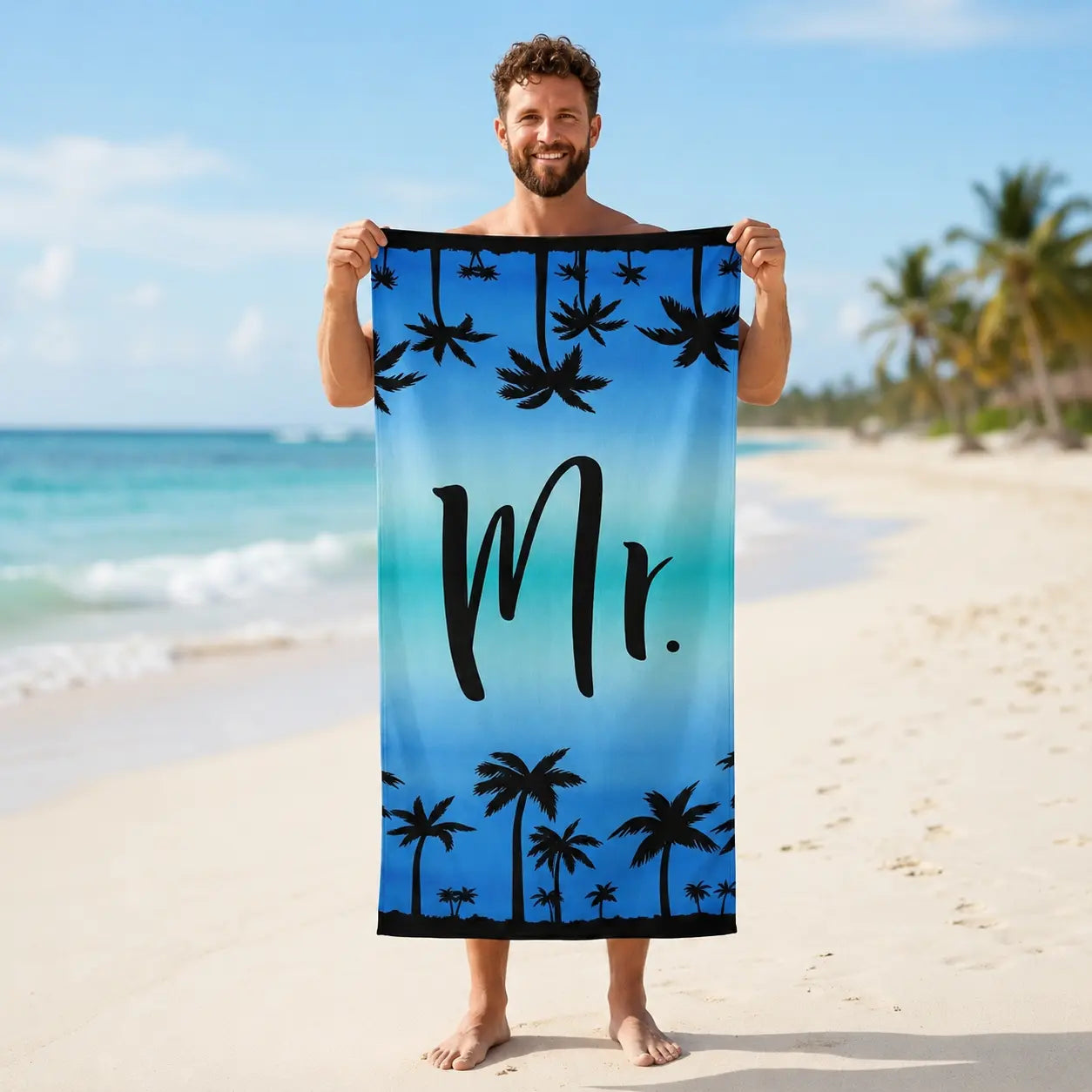 Serviette de Plage Microfibre Prêt Pour L'été