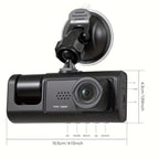 1080P Dual camera Dash Cam for cars,Front And Inside,car camera with IR Night Vision,Loop Recording,wide angle Car DVR Came Prêt Pour L'été