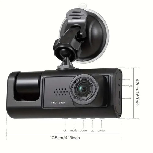 1080P Dual camera Dash Cam for cars,Front And Inside,car camera with IR Night Vision,Loop Recording,wide angle Car DVR Came Prêt Pour L'été