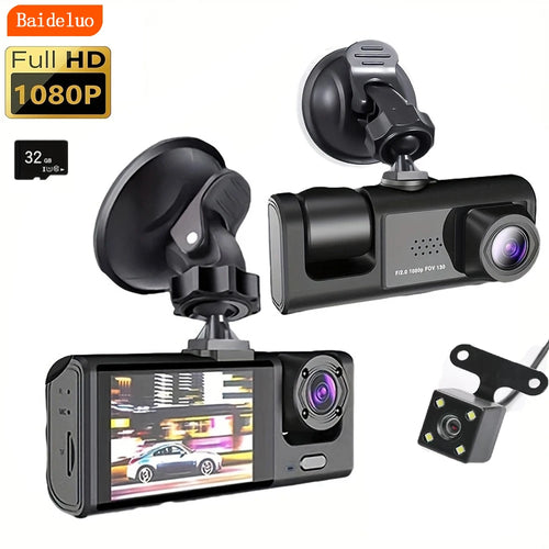 1080P Dual camera Dash Cam for cars,Front And Inside,car camera with IR Night Vision,Loop Recording,wide angle Car DVR Came Prêt Pour L'été
