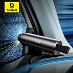 Baseus Car Safety Hammer Auto Emergency Glass Window Breaker Seat Belt Cutter Life-Saving Escape Car Emergency Tool Prêt Pour L'été