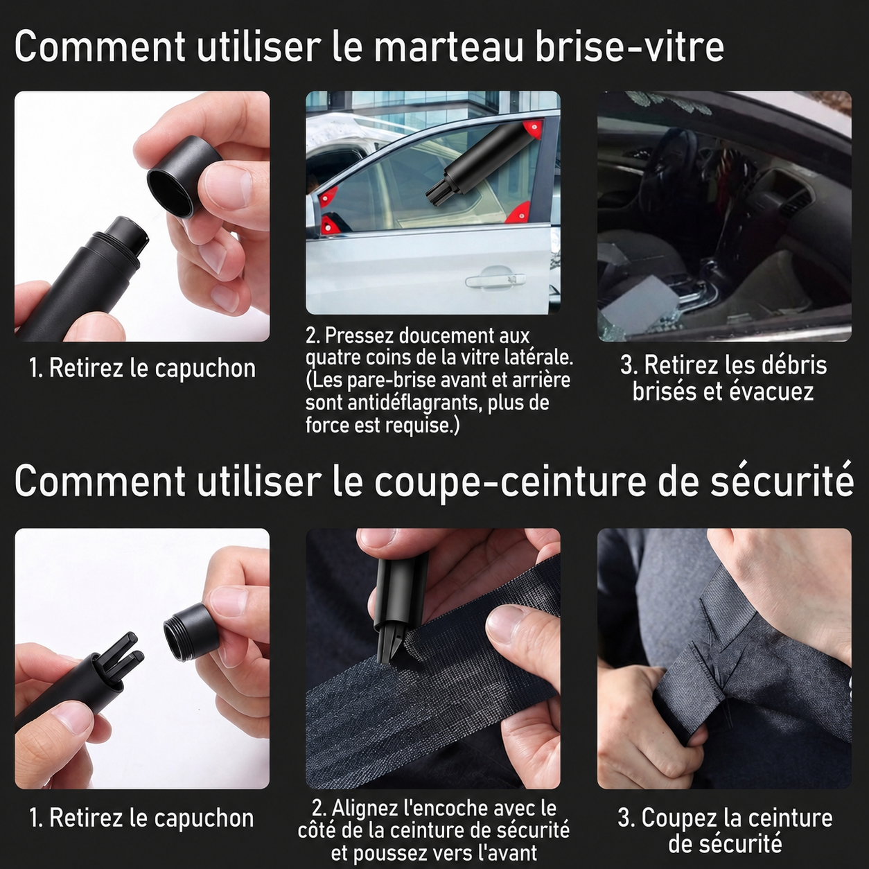 Marteau Brise-Glace /Coupe-Ceinture Prêt Pour L'été