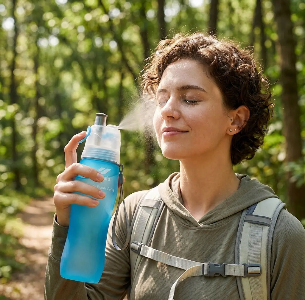 Gourde avec Spray Prêt Pour L'été