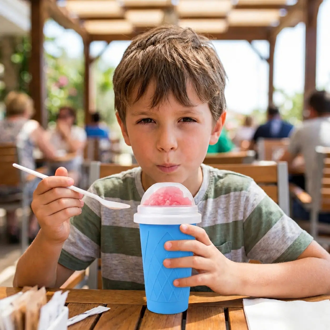 Gobelet pour Smoothie avec Paille Prêt Pour L'été