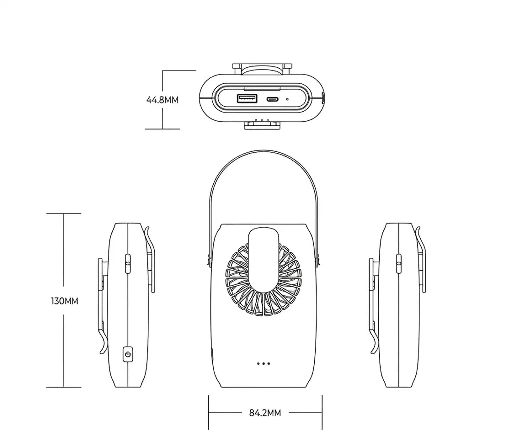 Mini Ventilateur Portable Prêt Pour L'été